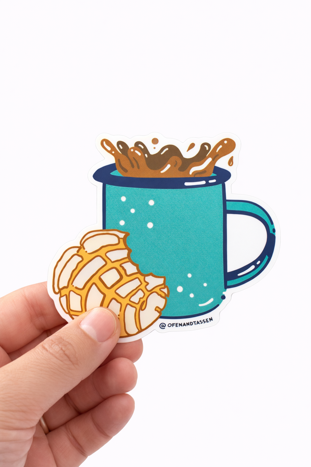 Café & Concha sticker