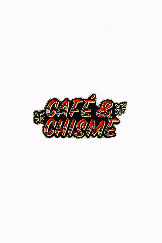 Café & Chisme Pin